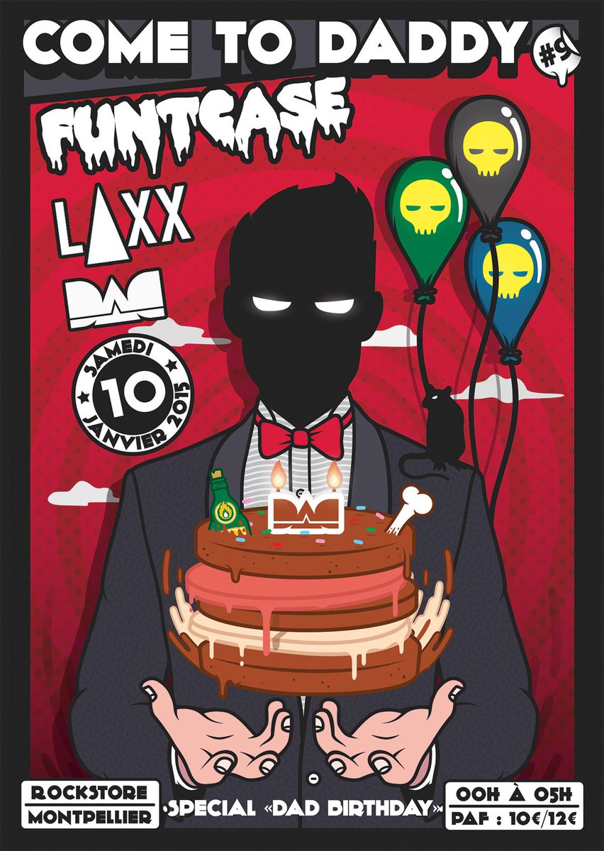 Next #DADCrew Event : "Come To Daddy" #9 w/ <a href="/FuntCaseUK/">FuntCase | DPMO</a> &amp; <a href="/LAXXuk/">Cheryl Stinson</a> at <a href="/LeRockstore/">Le Rockstore</a> !!! j.mp/dad-come-to-da… #Dubstep