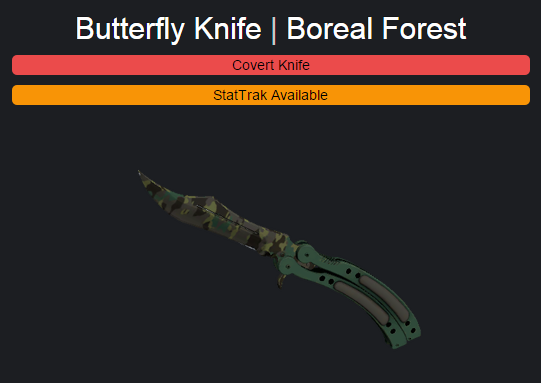 MLG's tweet photo. Want to win this CS: GO Boreal Forest Butterfly knife?

RT &amp; watch http://t.co/nzeJOMxRri to be entered!

#MLGCSGO http://t.co/jtbWJo7tb2