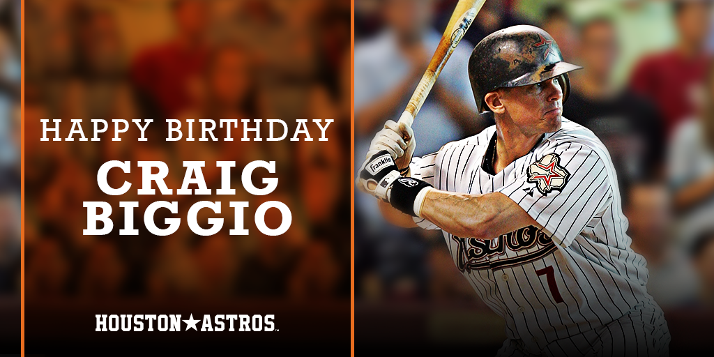 Happy birthday Craig Biggio! to wish our legend a happy 49th birthday. 