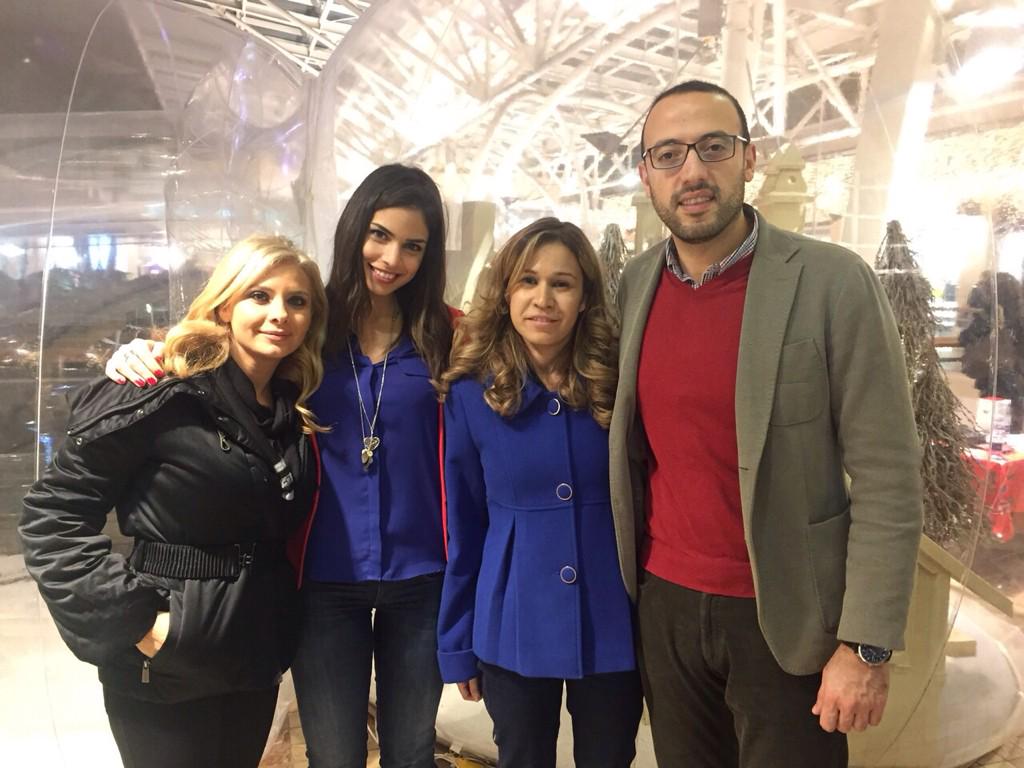 CarlaYouness's tweet photo. A big thank you @MinAlbiLb team to the wonderful @ritahayek1 for ur love and support ,,, http://t.co/X7vSA8i06v