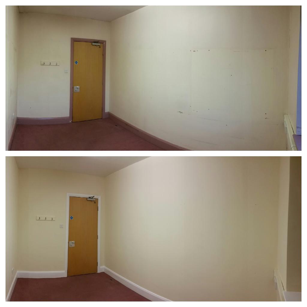 D_T_Evans's tweet image. Using @DuluxTrade Quick Dry system we can turn your office around in a day causing you minimal disruption