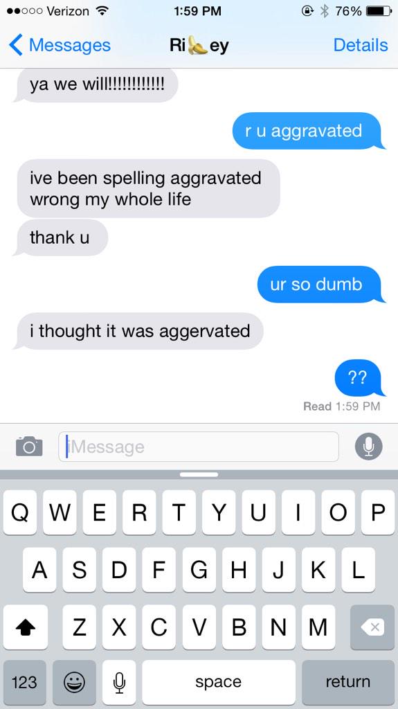 calandricky's tweet photo. @rileynewman4 #aggervated !!! http://t.co/B00r3cTPLM