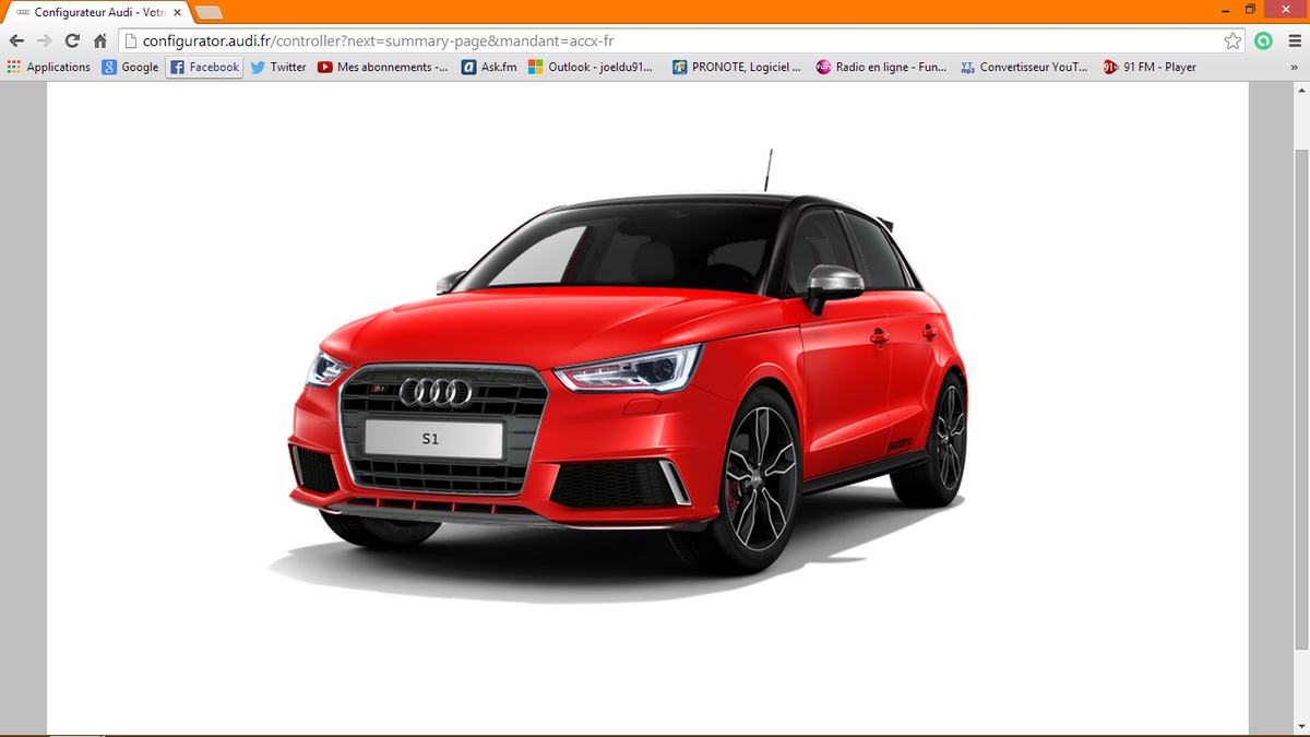 L91Joel's tweet photo. On en parle de la S1 a 38 870€ Ahah? @PosBadAudi #PostBadAudi http://t.co/dNLBvF4Td1