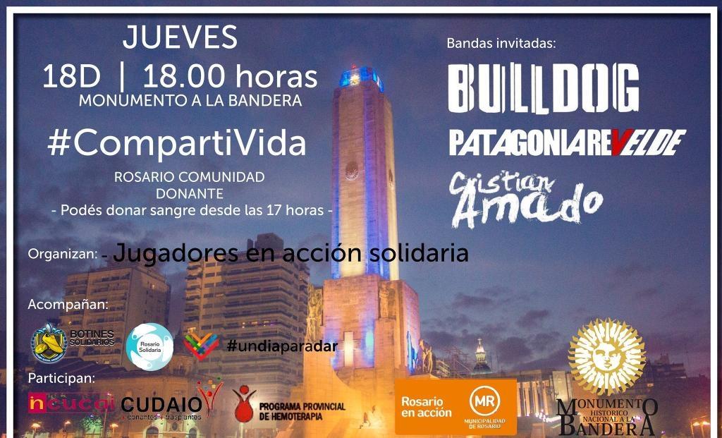 #compartivida Jueves 18d a las 18hs #sumate <a href="/unionargentina/">Unión Argentina de Rugby</a> <a href="/UniondeRosario/">U.R.R.</a> <a href="/RugbyCLC/">Rugby CLC</a> @ORC_RUGBY <a href="/RugbyJCR/">Rugby J.C.R.</a> <a href="/365Rugby/">365 Rugby</a>