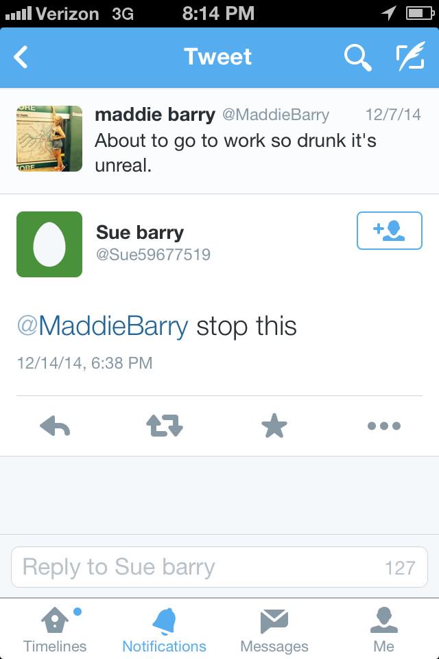 MaddieBarry's tweet photo. Oh great... http://t.co/7cJSSBr3pM