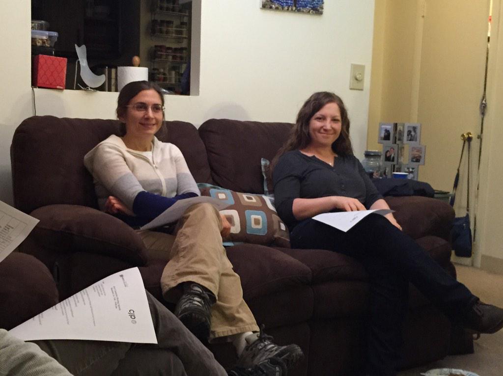 Eser committee hard at work planning for the spring sessions!