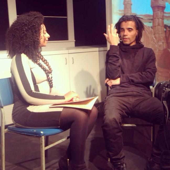 soulheights's tweet photo. With @akalamusic at @gatetheatre after a reading of his graphic novel #ruinsofempires Coming soon on #soulheights ! http://t.co/40sWJUW0qA