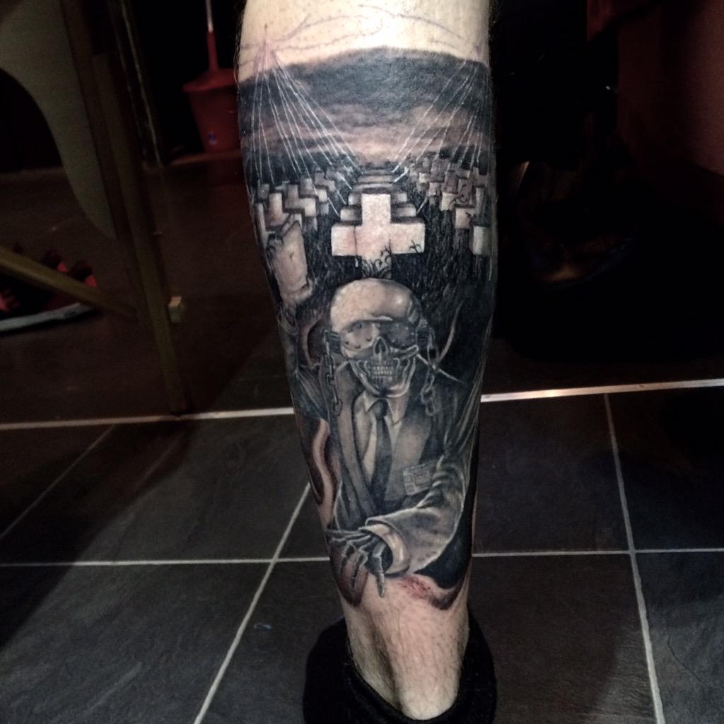 Metallica Project  Sharron Caudill Owner  Tattoo Artist at Keep The  Faith Tattoo Liverpool