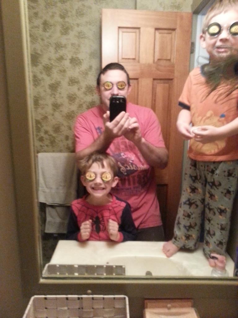 Herk013's tweet photo. We found my poker glasses this morning http://t.co/0AVN5KEXUi