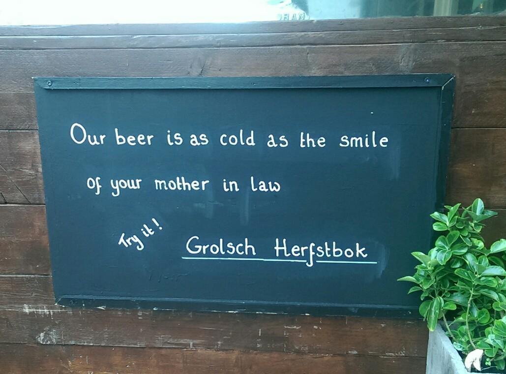 ndreaSabatini's tweet photo. As seen yesterday in #Nijmegen #beerquote http://t.co/SQTSl7eYcB