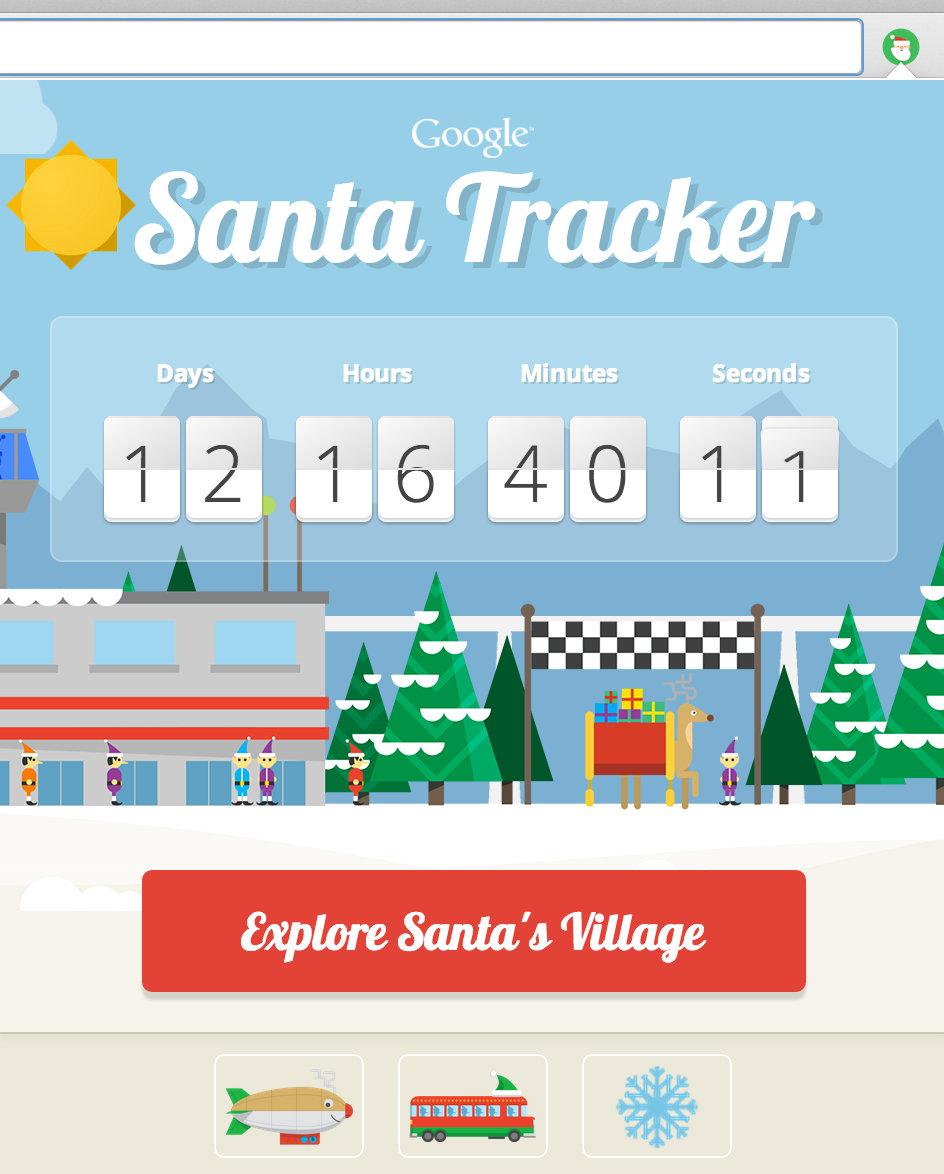 Follow Santa’s journey w/ <a href="/GoogleMaps/">Google Maps</a>’ Santa Chrome extension. goo.gl/0N4zRl #TrackSanta