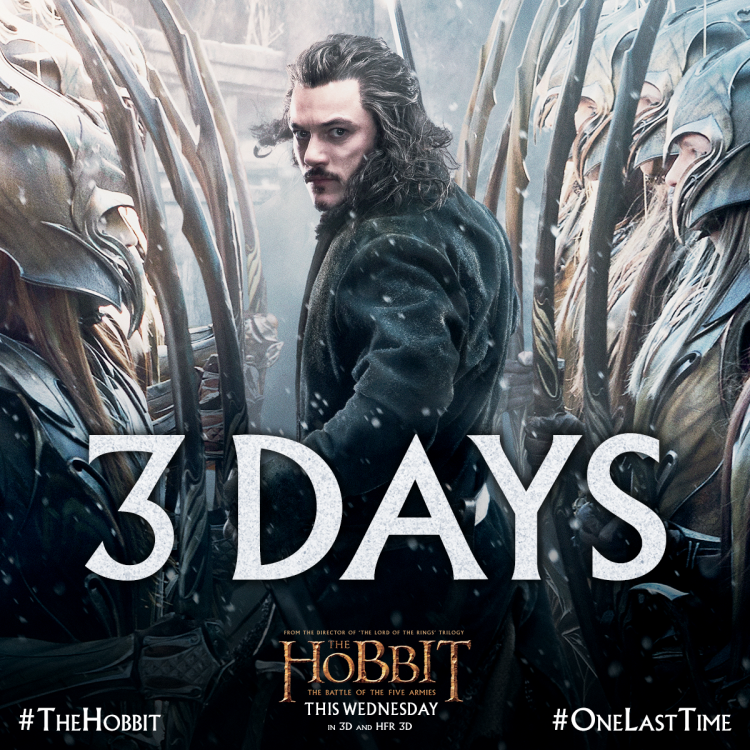 TheHobbitMovie's tweet photo. RT if you’re counting down. #TheHobbit #OneLastTime http://t.co/CqPw0fInCs