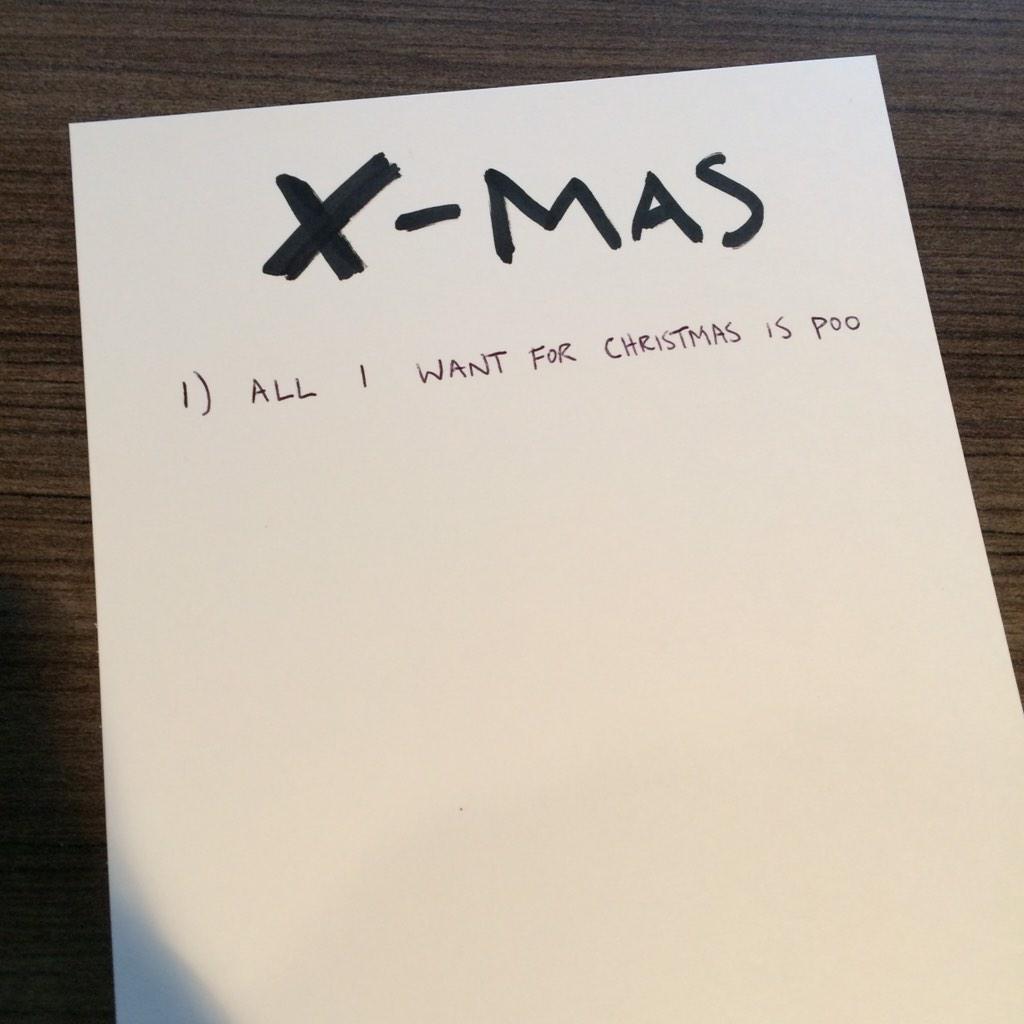 fuseGRINCH's tweet photo. If toilets had Christmas lists http://t.co/sb4Zs16zDf