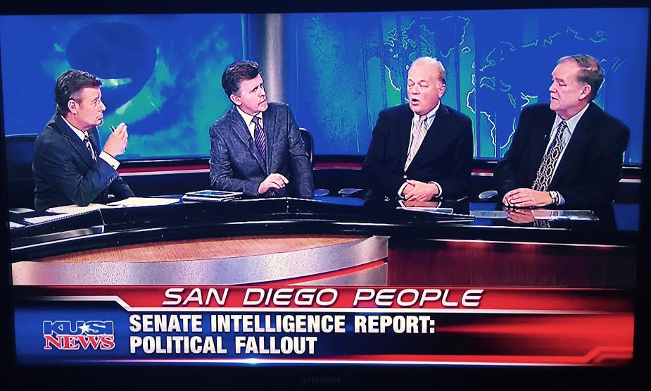 PoliticalVan's tweet photo. Senate Intelligence Report Fallout - Dems making America more vulnerable - #IntelligentTalk @marklarsonradio on TV... http://t.co/J1czSw5xxJ