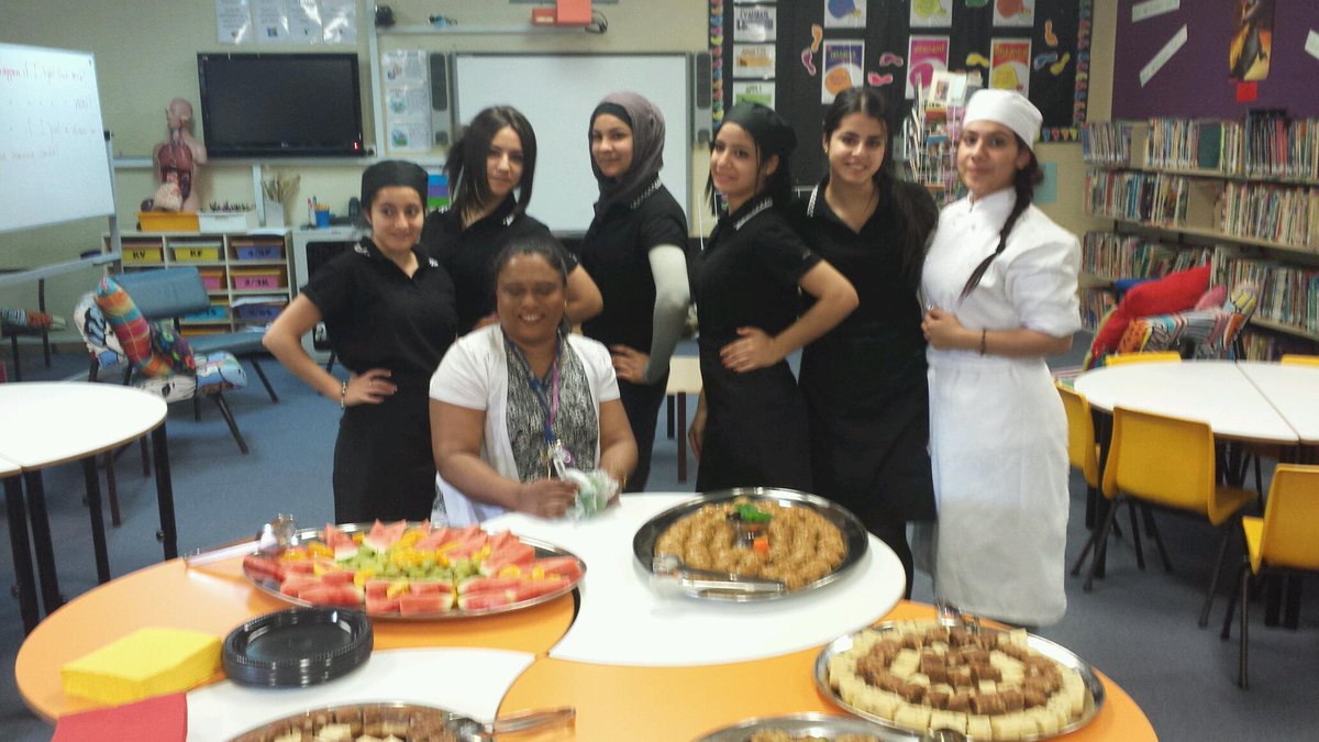 Miller Technology HS Snr hospitality students are serving our community delicious food for Kindaimanna Day.