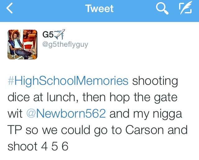 Newborn562's tweet photo. My Nigga..... @g5theflyguy #Memories #RIP 🎲🎲 http://t.co/phPieje6xe