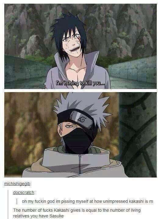 based_kakashi_'s tweet photo. Kakashi a savage http://t.co/Ngnh3YHmly