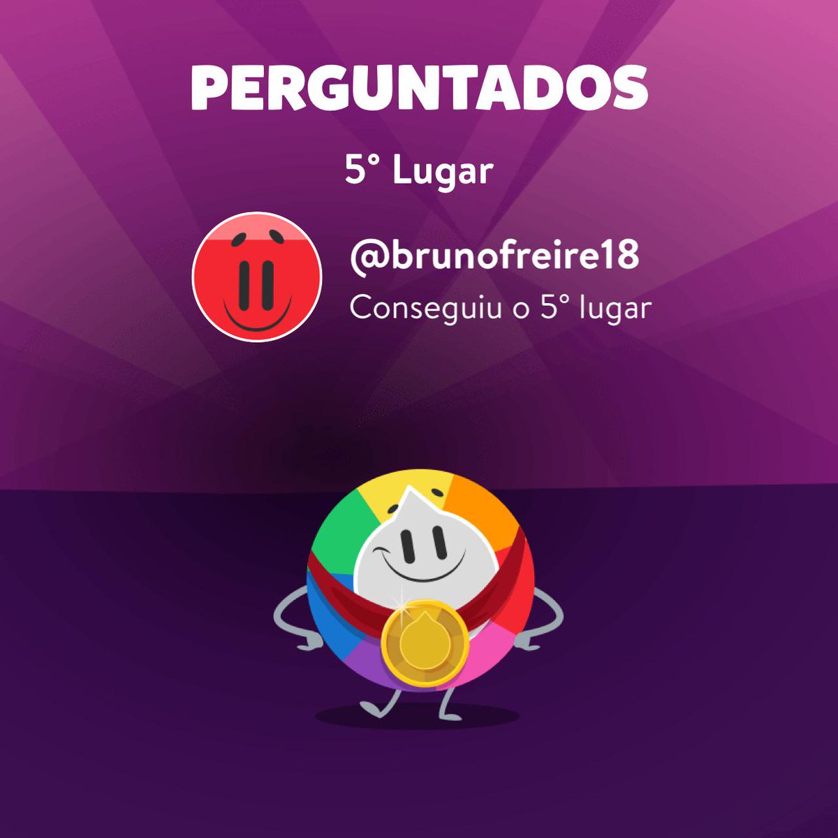 brunocfreire's tweet photo. Atingi o 5º lugar no ranking semanal! http://t.co/i90iQITzpa http://t.co/BJJ2F9bXBt