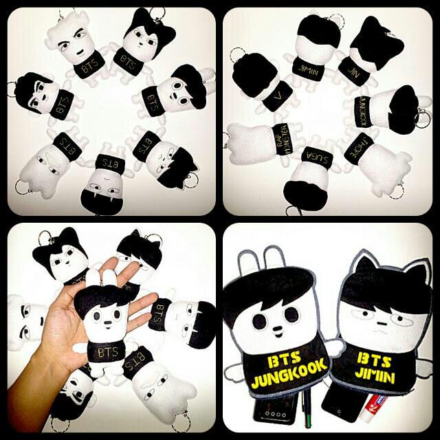 paper toy bts