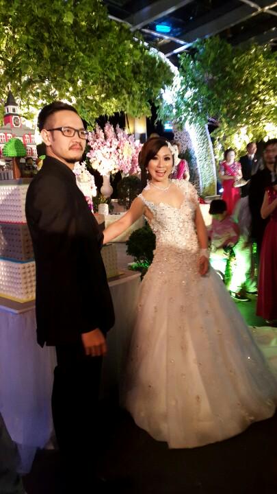 The bride and the groom!