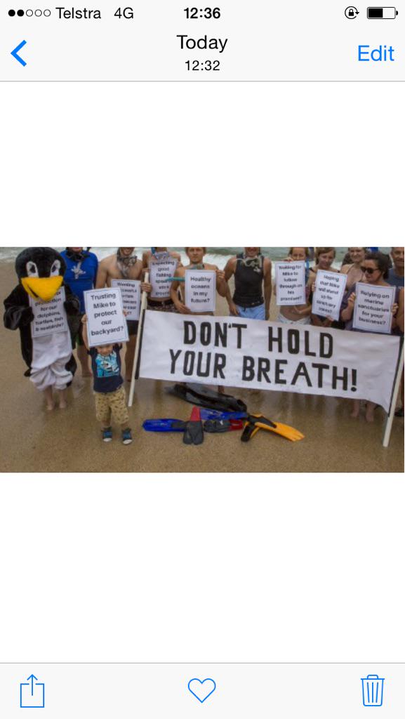 Are you trusting <a href="/mikebairdMP/">James E. Hatfield</a> to protect our wildlife &amp; marine sanctuaries?Don't hold your breath #saveoursanctuaries