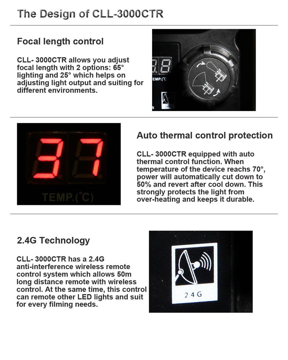 FalconEyesHK's tweet photo. CLL-3000CTR is now ready for sales!
Contact your local dealer to experience the 300W high power from a LED light! http://t.co/Gl3Q7n4Z7I