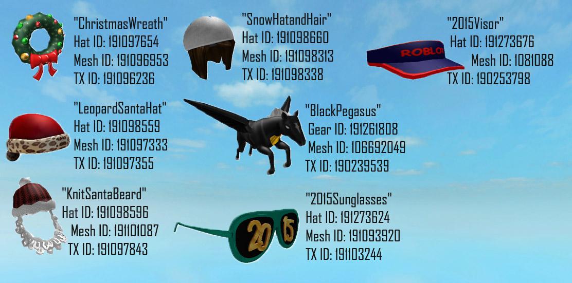 Roblox Leaks Ftw On Twitter Gear And Hat Ids From Thursday And Friday Http T Co Z9ugq333ov