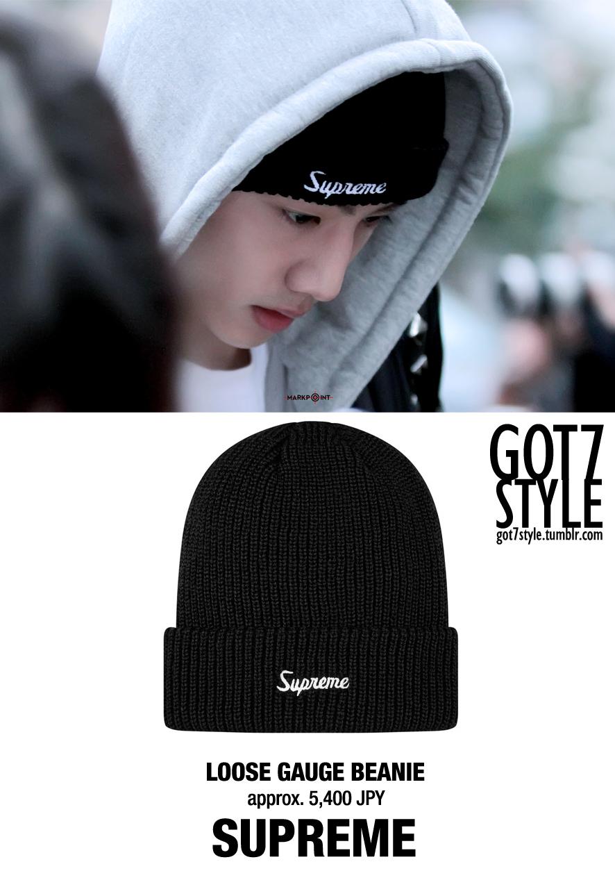 Supreme Loose Gauge Beanie Black