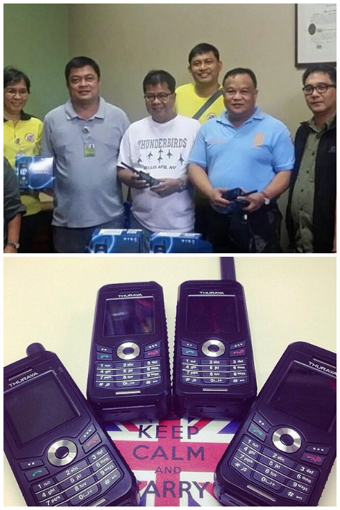 ThurayaTelecom's tweet photo. #Thuraya #satphones are being used @ #Mactan #Cebu #airbase to serve communities affected by #typhoonruby #Hagupit http://t.co/lGLst6K4V5