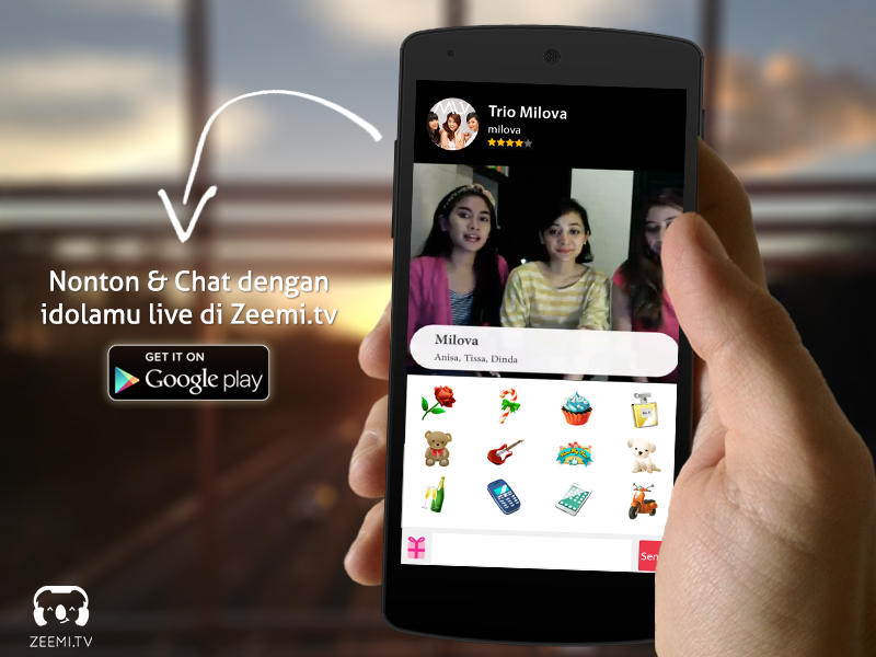 Hayo Lovable yg belum pake MobileApp buat streaming <a href="/TrioMilova/">Go to @MilovaSisters</a> bs install dari skrg disini zeemitv.com/ZeemiApps