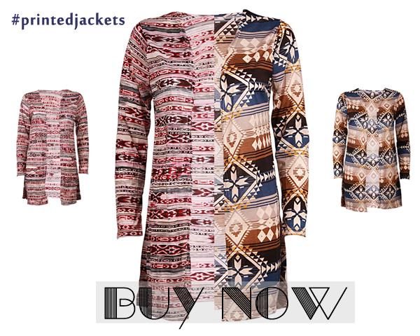 trendzystreet's tweet image. Shop for a stylish throw-on #printedjacket for the perfect winter season! #trendzystreet