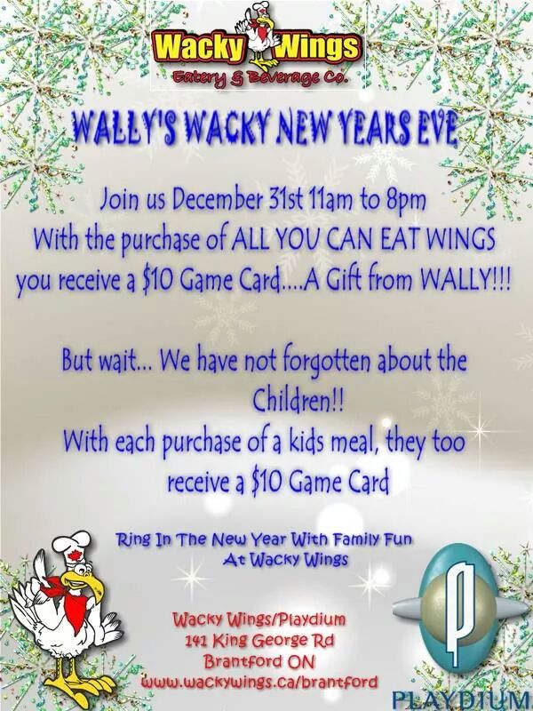 WWPBrantford's tweet photo. Family fun on New Years Eve! http://t.co/1xU4EtJvne