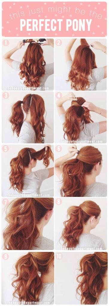 CuteHairstyIes's tweet photo. Perfect pony 💞 http://t.co/DJomGByzgN