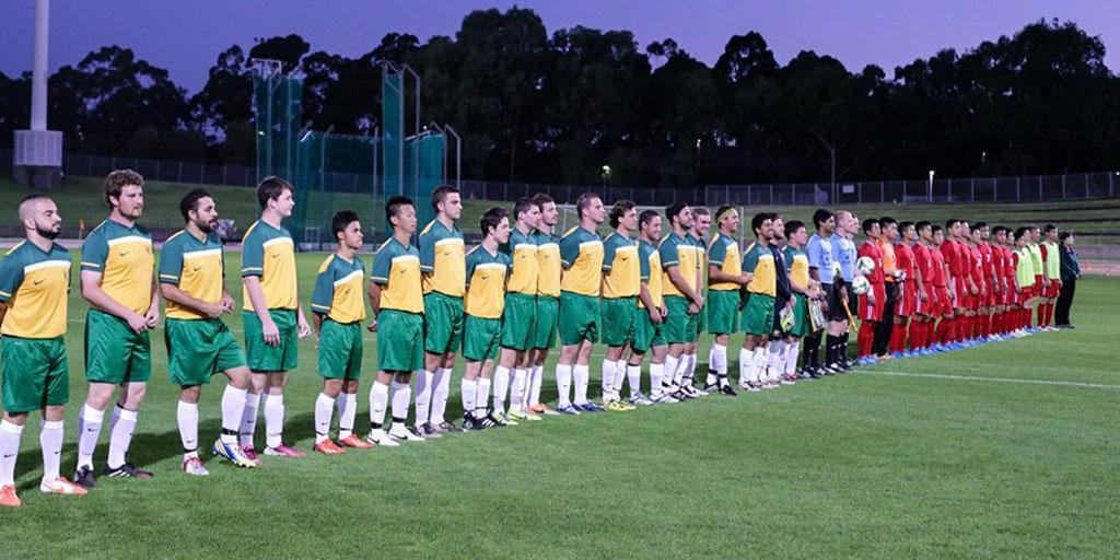 FootballAUS's tweet photo. Huge result for Australia's men's deaf football team in historic clash with DPR Korea - http://t.co/rt8aJb1GPh http://t.co/ndBVWcz5fY