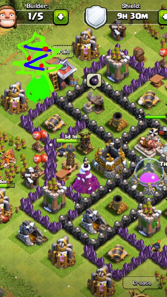 ChelsieHun_'s tweet image. It's been 3 long days since the @ClashofClans  update &amp;amp; look guys I'm happy to tell you I've finally got my tree 😭😂😩