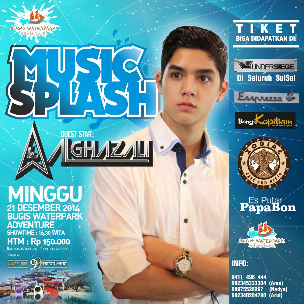 BugisWaterpark's tweet photo. Yuhuu! tiket #MusicSplash with @AlKohler7 tgl 21 Des bisa kalian dapatkan mulai sekarang! Lihat t4 pembeliannya ;) http://t.co/1hiYBipRwT