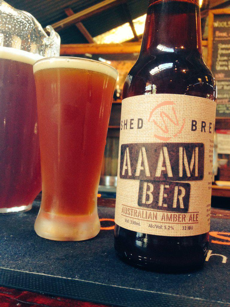 New beer alert!  AAAM BER- Australian Amber Ale - available from the brewery from Friday! #craftbeer <a href="/CraftyPintSA/">Crafty Pint SA</a>