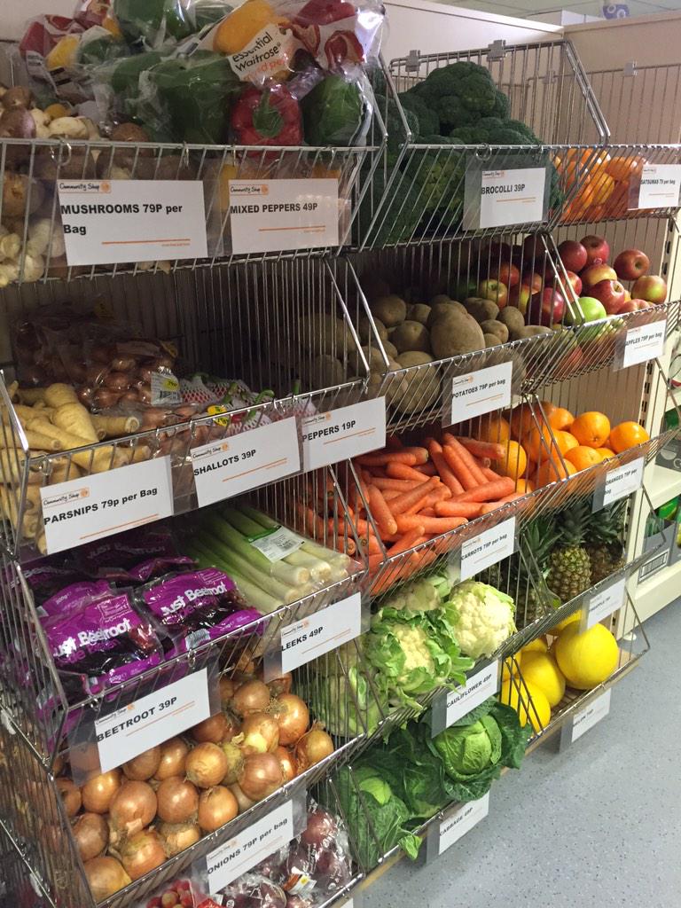 BBCRadioLondon's tweet photo. Our reporter is live @CommunityShops in West Norwood which sells surplus food at discount to people on benefits. http://t.co/S0BJGvefAK
