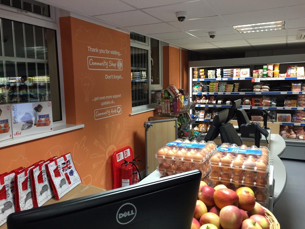 BBCRadioLondon's tweet photo. Our reporter is live @CommunityShops in West Norwood which sells surplus food at discount to people on benefits. http://t.co/S0BJGvefAK