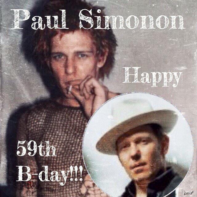 Paul Simonon 

( B & V of The Clash , Havana 3AM, The Good The Bad & The Queen )

Happy 59th Birthday!!! 