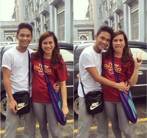 BARAfied's tweet photo. Pretty mo talaga, @bangnita!!! 😘 
PS: BF/GF tawagan nila ha! wala magtatanong kung sila ba. Friends sla MyGHAD! 😂😉 http://t.co/4ss1IXwyCE