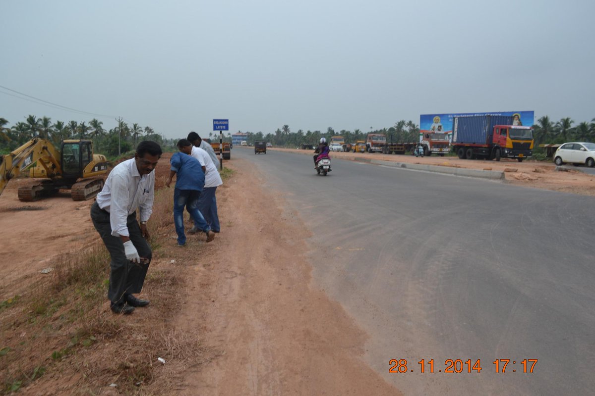 NHAISBM's tweet photo. PIU Cochin (Kerala)Date 12-12-2014) http://t.co/MouJuvCoui