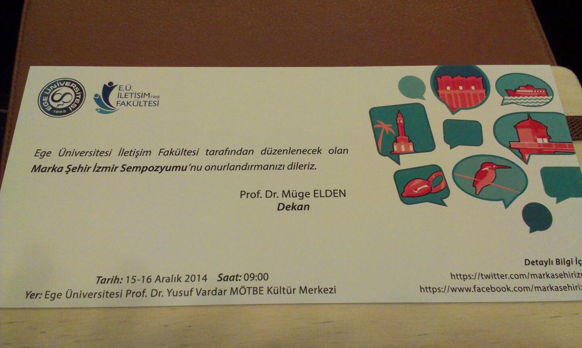 #markasehirizmir sempozyumu. Izmir icin yapilmasi gerekenler var! (@ MÖTBE Kültür Merkezi) swarmapp.com/c/4YKB1e0rhYW