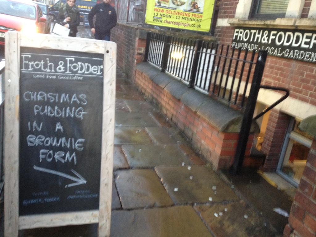 Froth_Fodder's tweet image. Last of the seasonal brownie