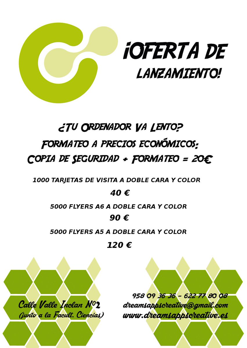 dappscreative's tweet photo. Estamos de oferta: Copia de seguridad + Formateo por 20€ http://t.co/4iecm9hRFM