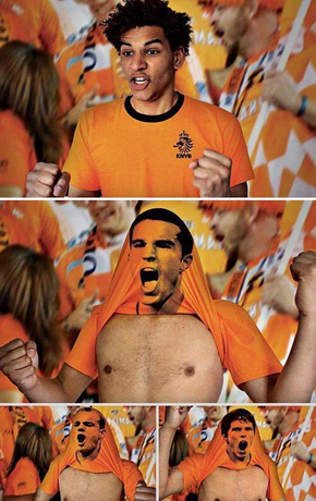 FootballFunnys's tweet photo. These Netherlands shirts are superb! http://t.co/F93JviZ6hh