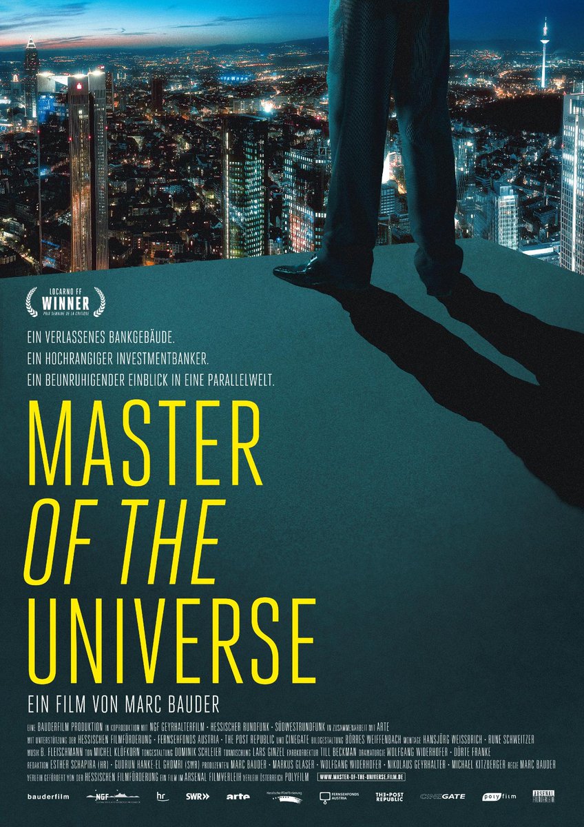 zurichfilmfest's tweet photo. Congrats to Marc Bauder and his #ZFF2013 film Master of the Universe for winning Best Documentary @EuroFilmAwards. http://t.co/AFUUEaOTwf