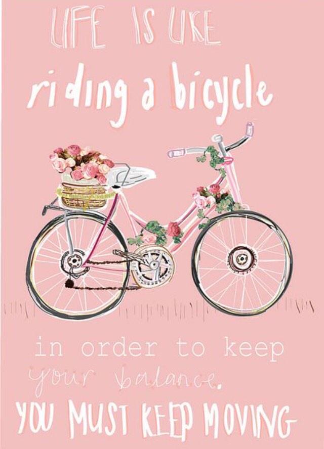 lovelymusing's tweet photo. Life is like riding a bicycle http://t.co/FfxGs3C3Oh