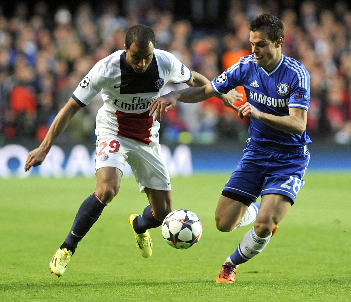 CesarAzpi's tweet photo. A hard but thrilling draw against @PSG_inside in @ChampionsLeague! I hope The Bridge will be decisive as last season! http://t.co/1rVNwnw17c