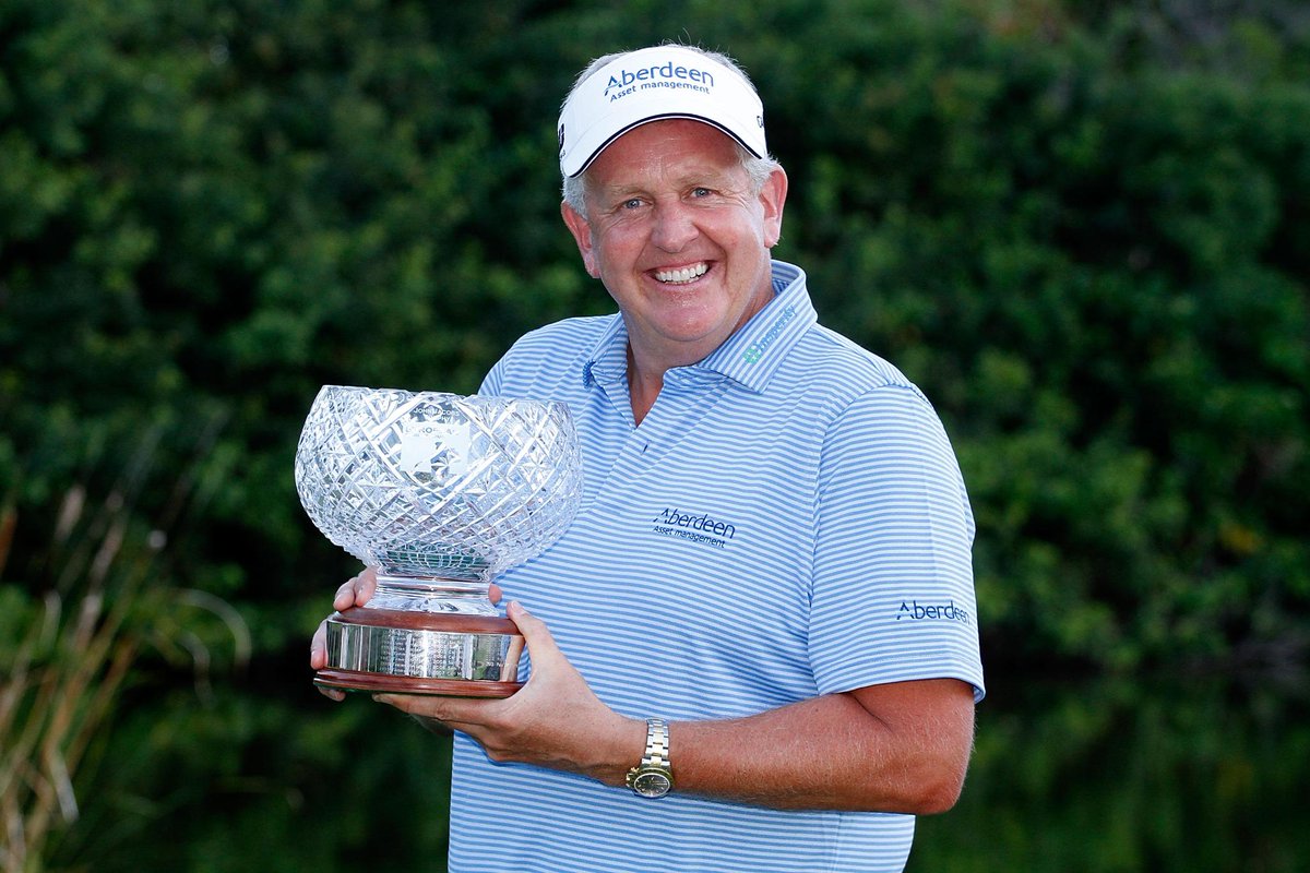 DPWorldTour's tweet photo. Congratulations Monty, awarded the John Jacobs trophy yesterday as winner of the 2014 @EuroSeniorTour Order Of Merit. http://t.co/TImrSQMx3U